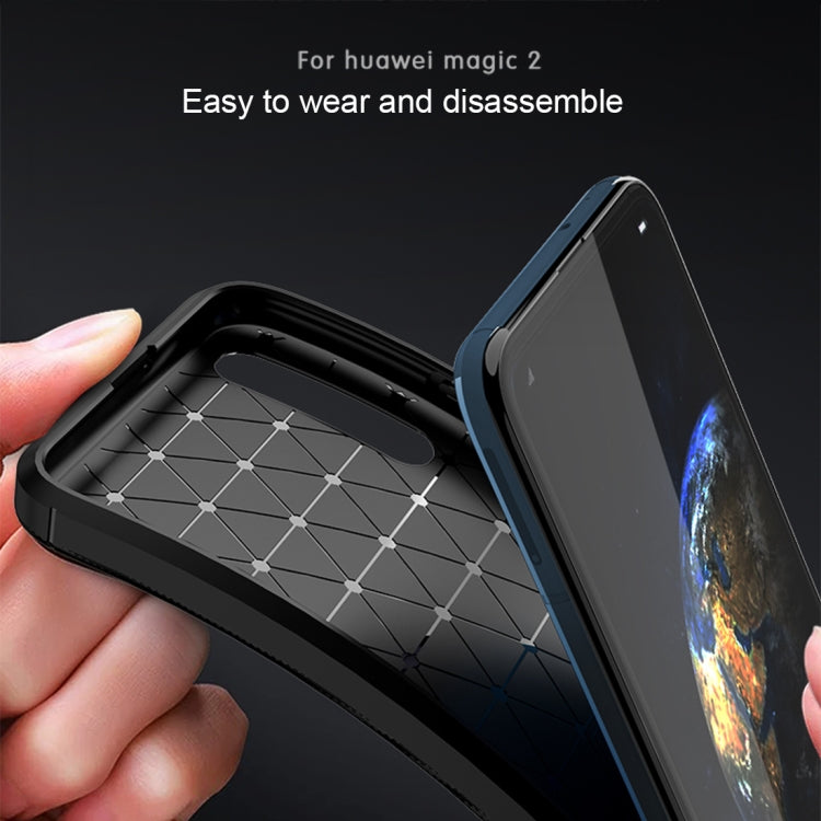 Beetles Series Full Coverage TPU Protective Cover Case for Huawei Honor Magic 2(Dark Blue)