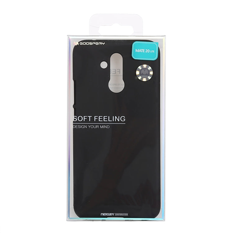 GOOSPERY SOFT FEELING Solid Color Dropproof TPU Protective Case for Huawei Mate 20 Lite