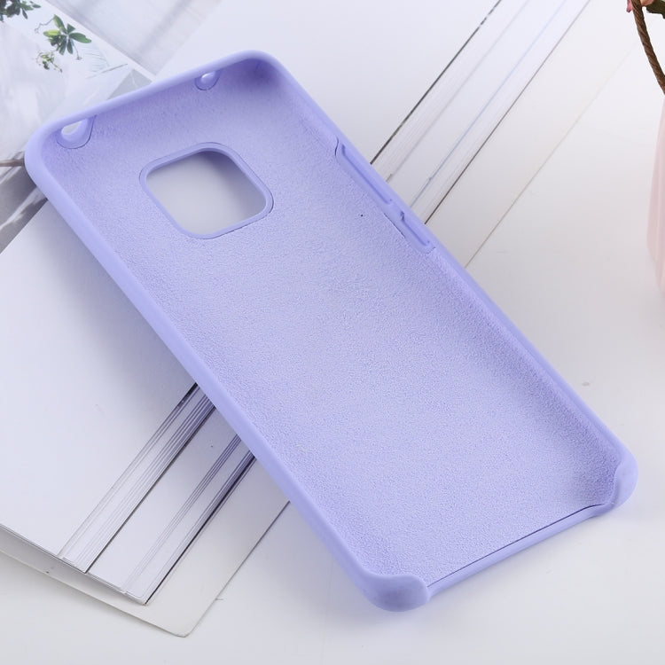 Solid Color Liquid Silicone Shockproof Case for Huawei Mate 20 Pro