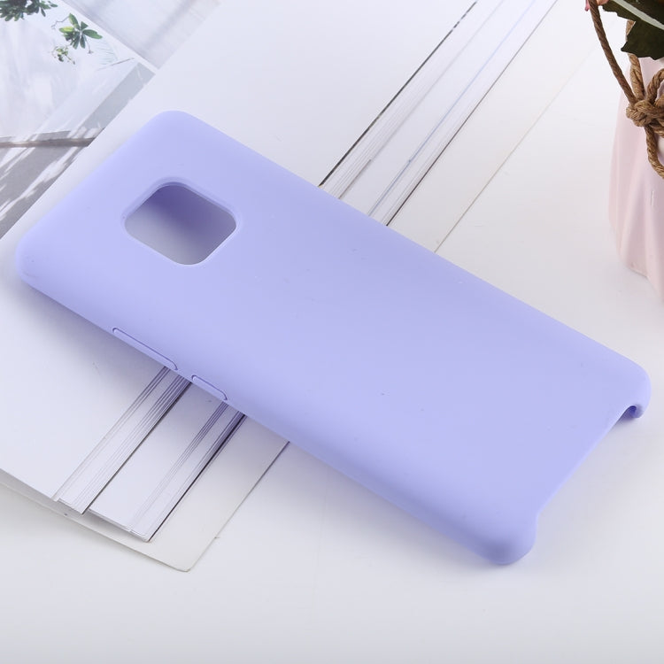 Solid Color Liquid Silicone Shockproof Case for Huawei Mate 20 Pro