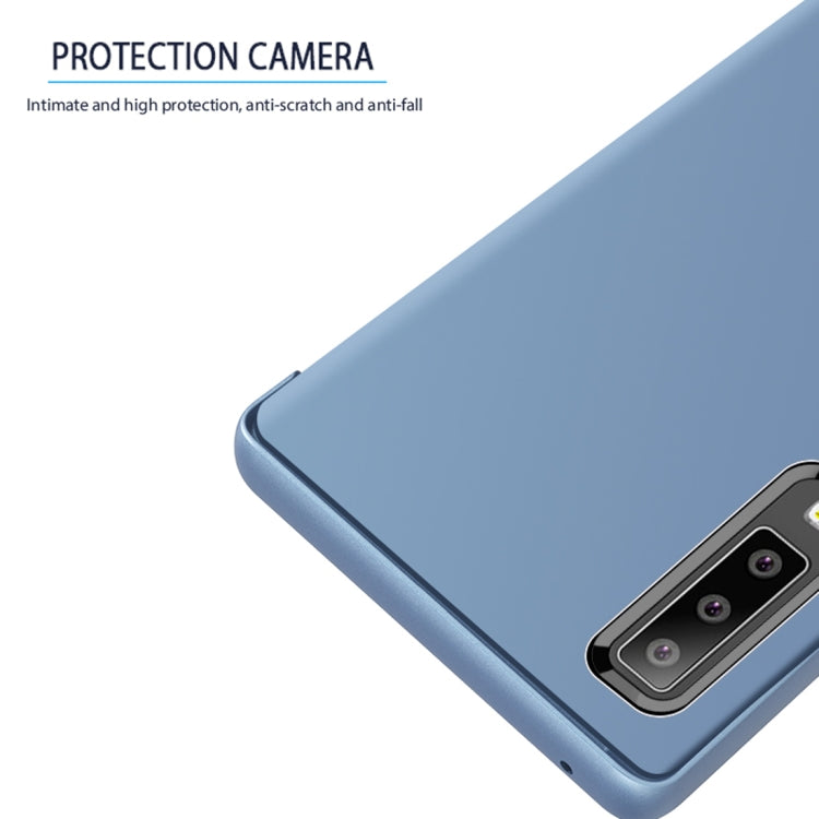 Curved Streamer Plating Shockproof Leather Case for Huawei P30, with Holder & Sleep / Wake-up Function