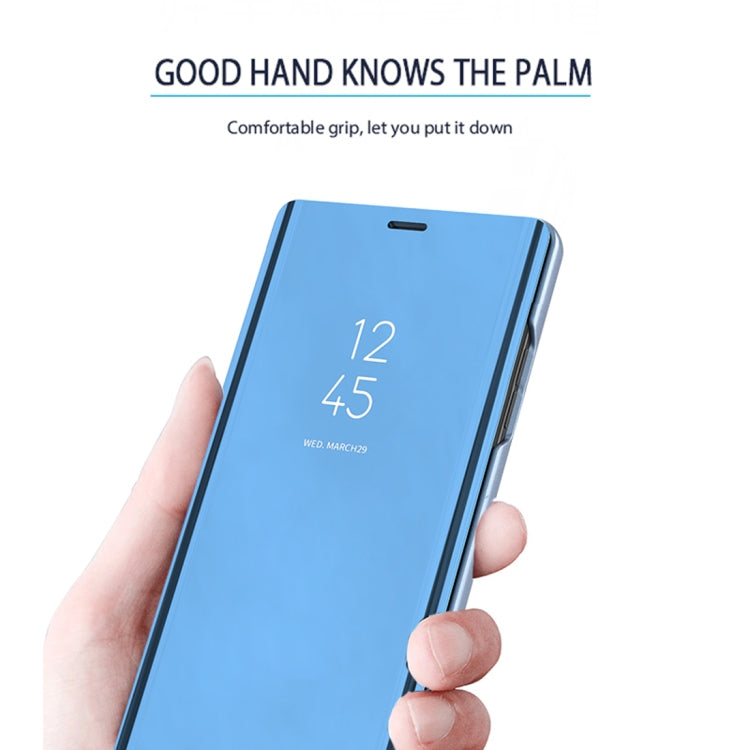 Curved Streamer Plating Shockproof Leather Case for Huawei P30, with Holder & Sleep / Wake-up Function