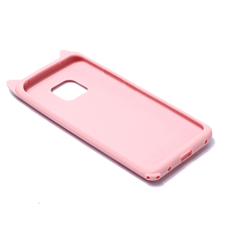 Cat Whiskers Pattern Silicone Protective Case for Huawei Mate 20 Pro