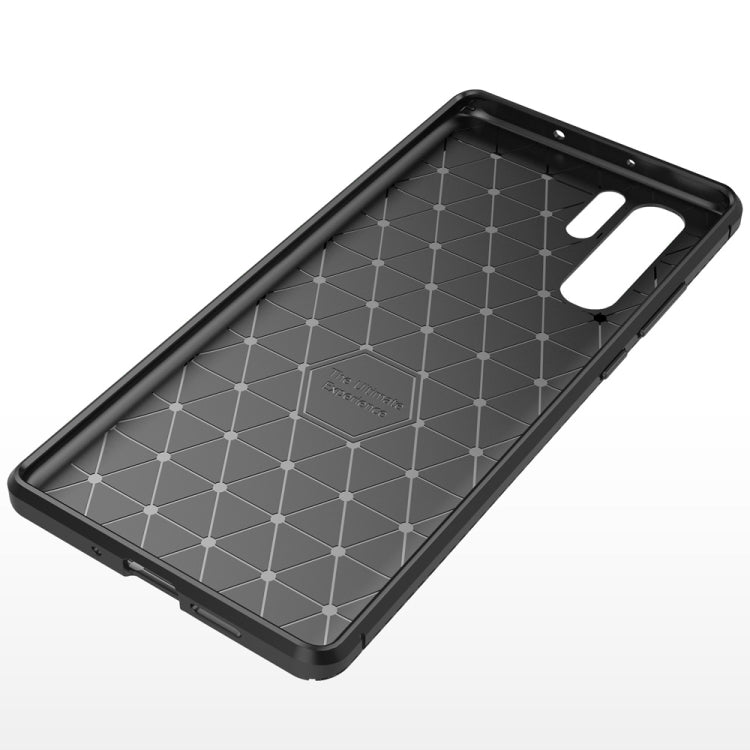 Carbon Fiber Texture Shockproof TPU Case for Huawei P30 Pro
