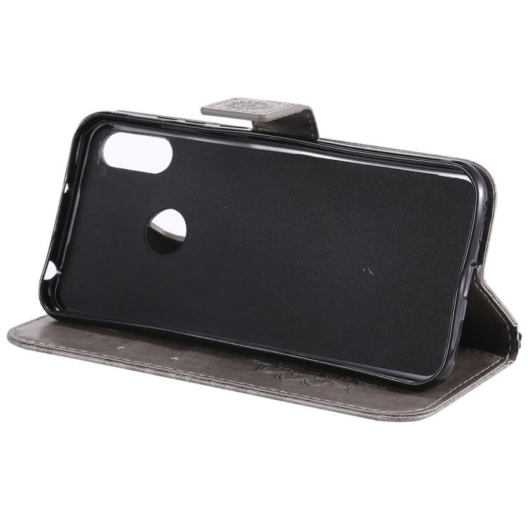 Sun Embossing Pattern Horizontal Flip Leather Case for Huawei Honor Play 8A / Y6 (2019), with Card Slot & Holder & Wallet & Lanyard