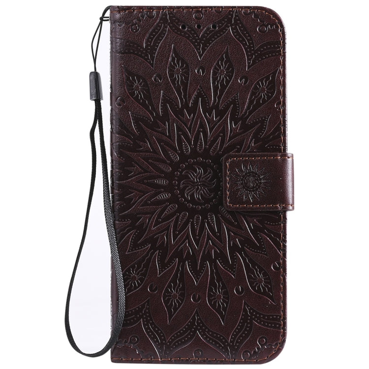 Sun Embossing Pattern Horizontal Flip Leather Case for Huawei Honor Play 8A / Y6 (2019), with Card Slot & Holder & Wallet & Lanyard