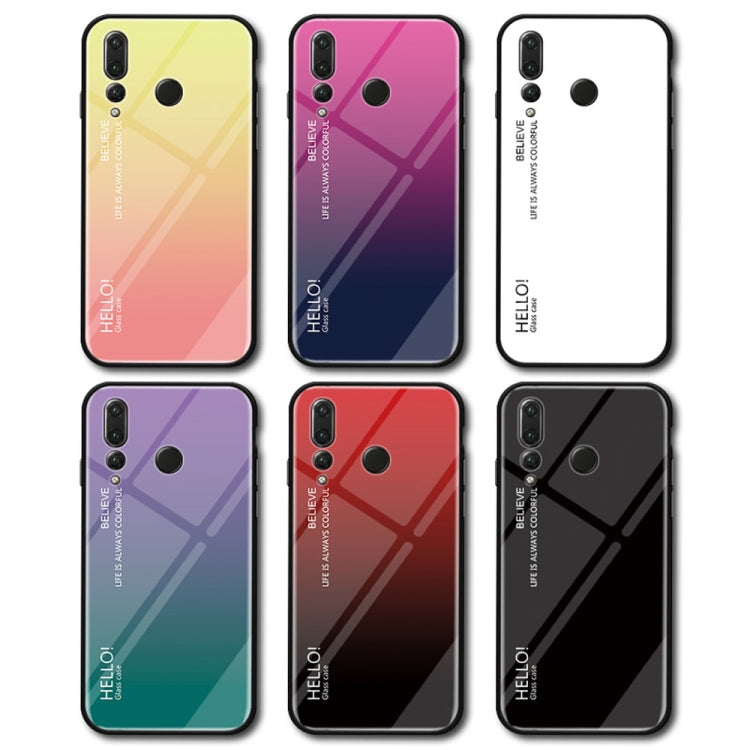 Gradient Color Glass Case for Huawei Nova 4
