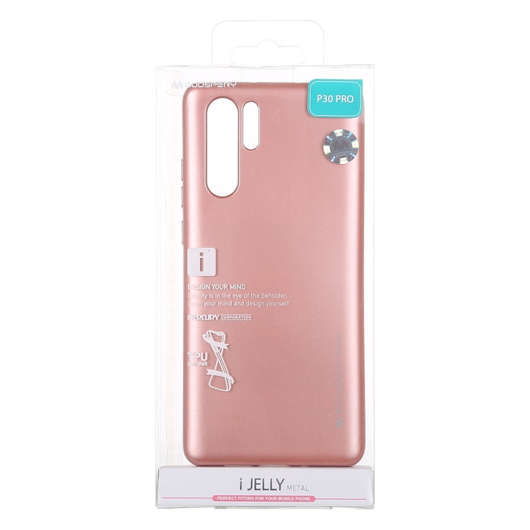 GOOSPERY I JELLY Metal Series Shockproof Soft TPU Case for Huawei P30 Pro