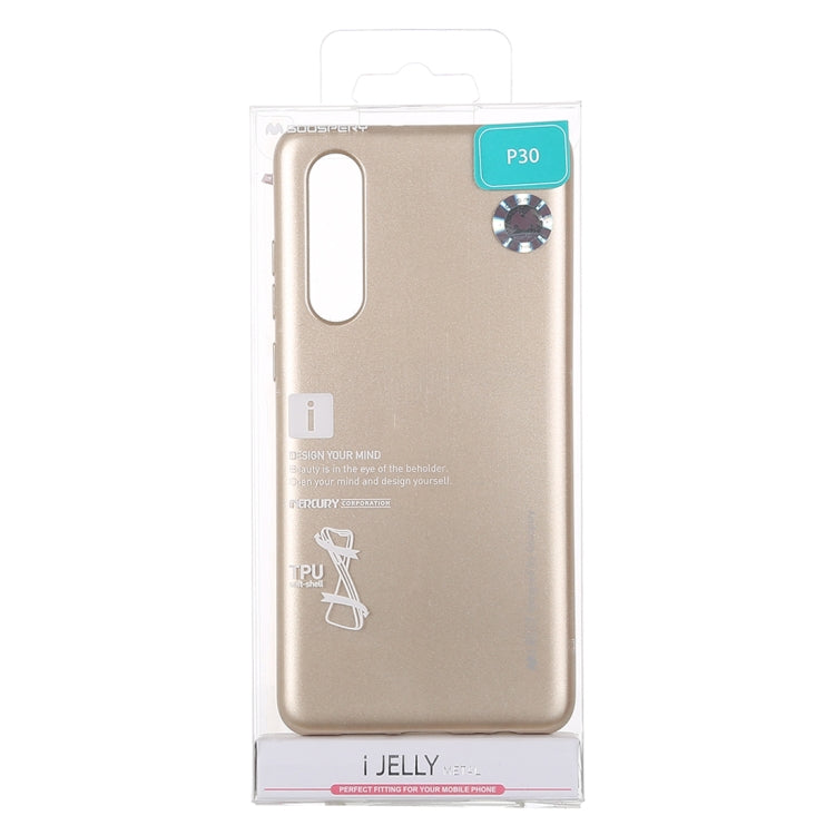 GOOSPERY I JELLY Metal Series Shockproof Soft TPU Case for Huawei P30
