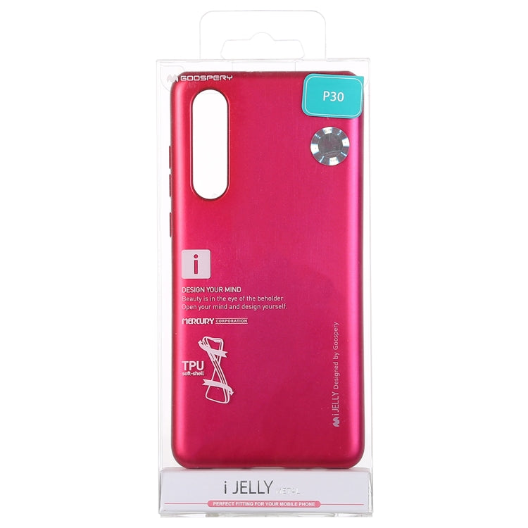 GOOSPERY I JELLY Metal Series Shockproof Soft TPU Case for Huawei P30