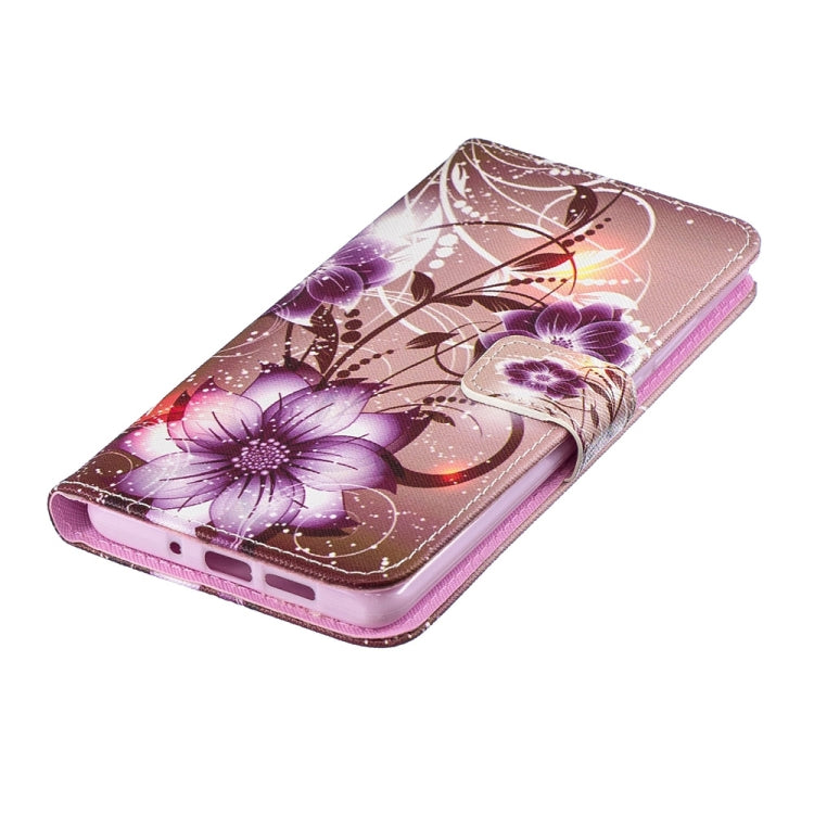 Lotus Pattern Horizontal Flip Leather Case for Huawei P30 Pro, with Holder & Card Slots & Wallet