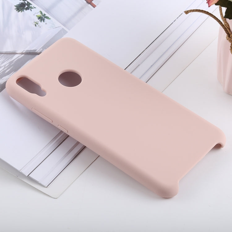 Solid Color Liquid Silicone Shockproof Case for Huawei Honor 8X