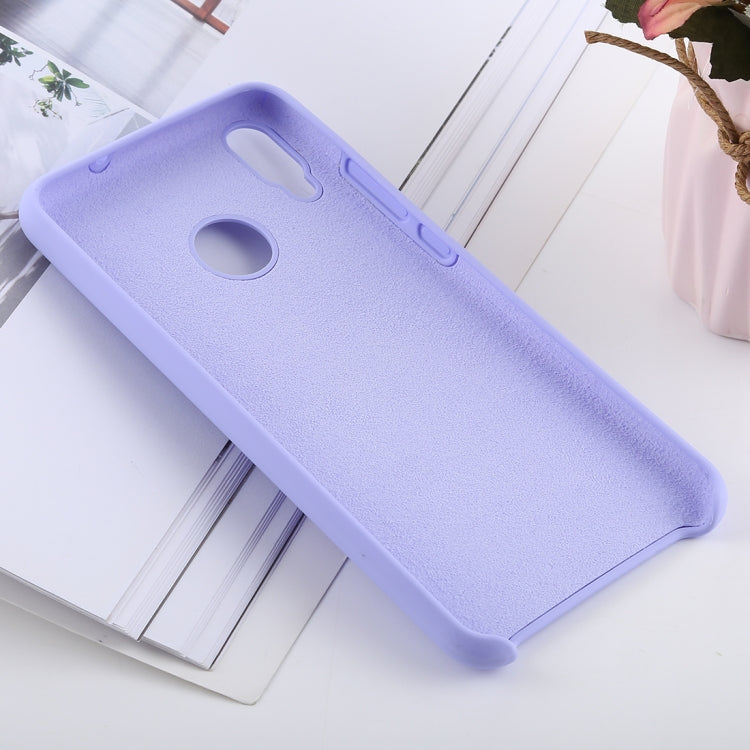 Solid Color Liquid Silicone Shockproof Case for Huawei Honor 8X