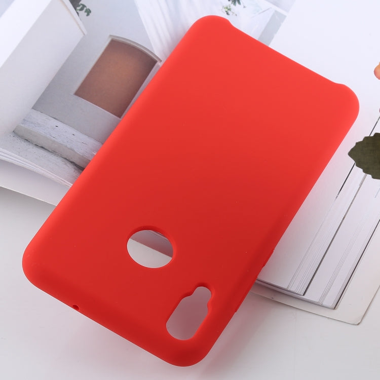 Solid Color Liquid Silicone Shockproof Case for Huawei Honor 8X