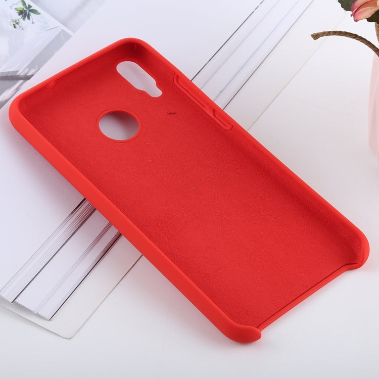 Solid Color Liquid Silicone Shockproof Case for Huawei Honor 8X