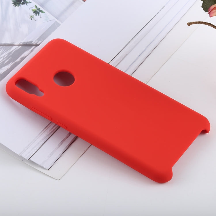Solid Color Liquid Silicone Shockproof Case for Huawei Honor 8X