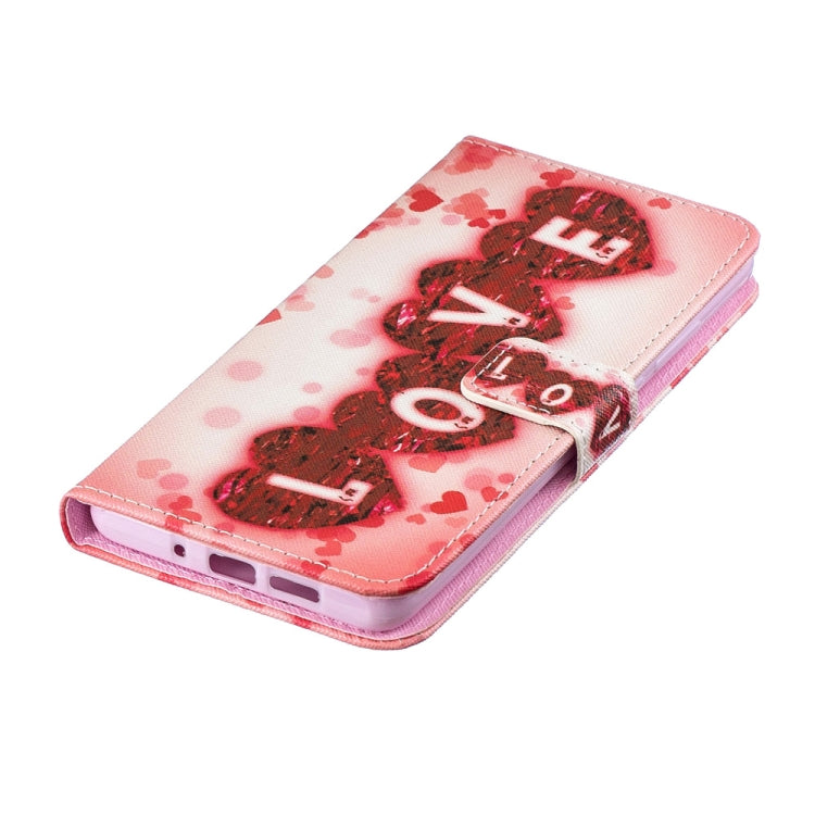 Love Pattern Horizontal Flip Leather Case for Huawei P30 Pro, with Holder & Card Slots & Wallet