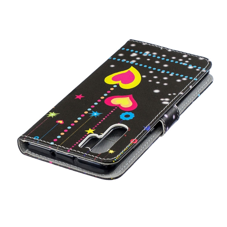 Colored Pattern Horizontal Flip Leather Case for Huawei P30 Pro, with Holder & Card Slots & Wallet