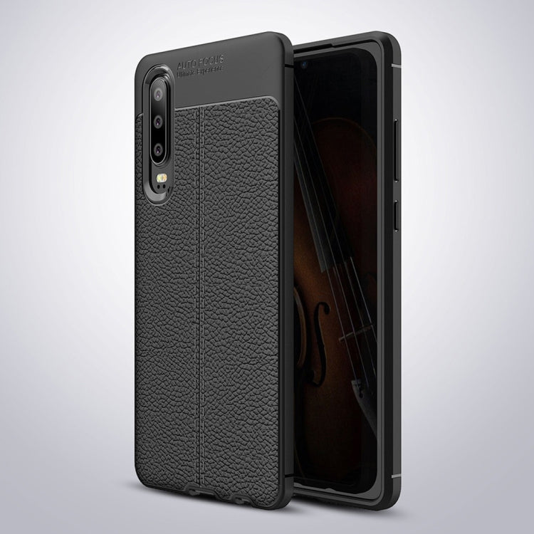 Litchi Texture TPU Shockproof Case for Huawei P30