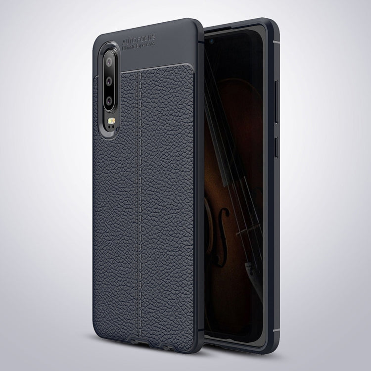 Litchi Texture TPU Shockproof Case for Huawei P30