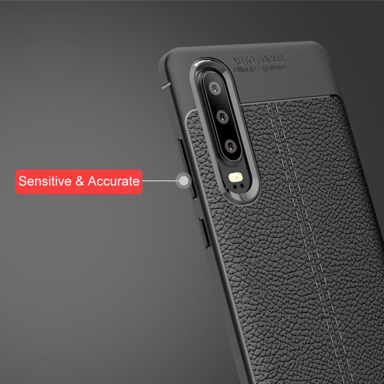 Litchi Texture TPU Shockproof Case for Huawei P30