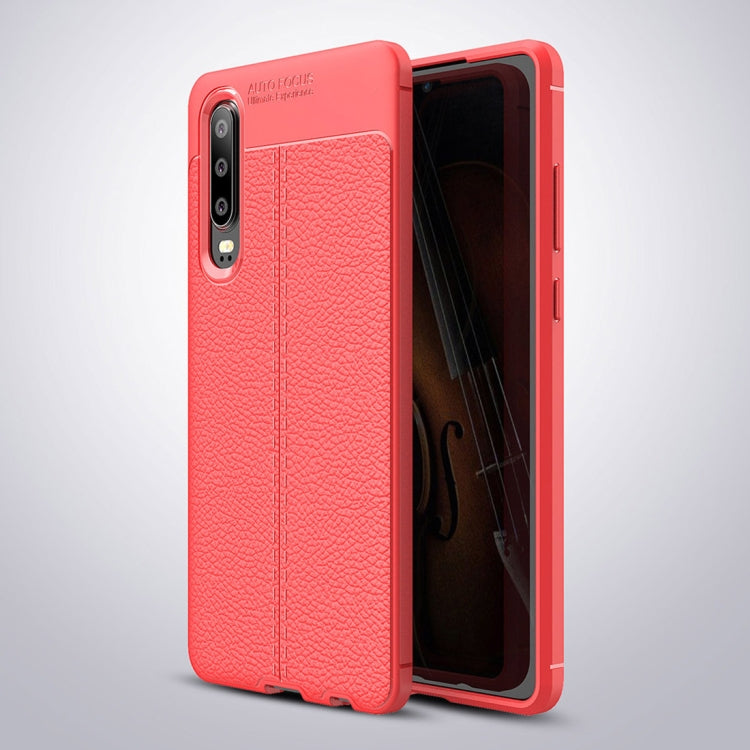 Litchi Texture TPU Shockproof Case for Huawei P30