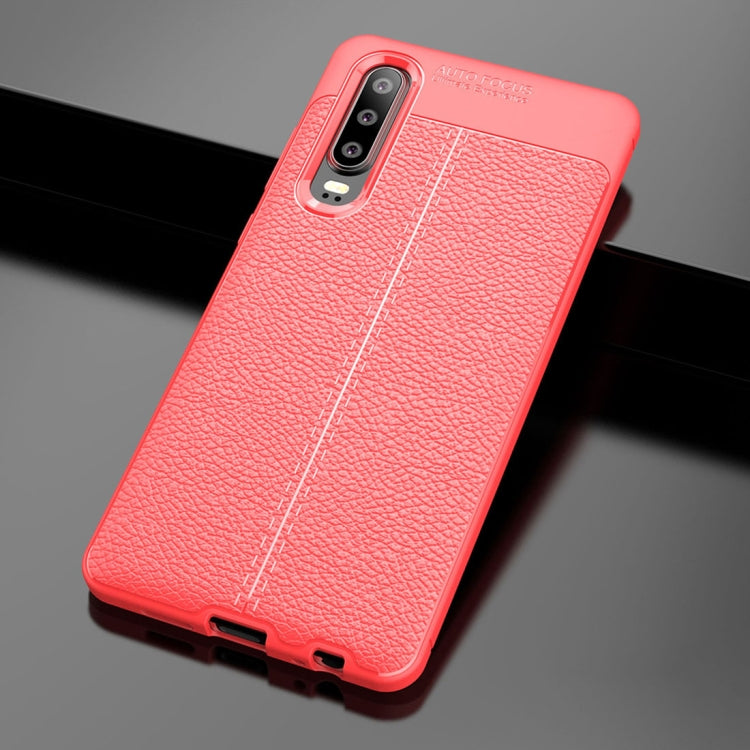 Litchi Texture TPU Shockproof Case for Huawei P30
