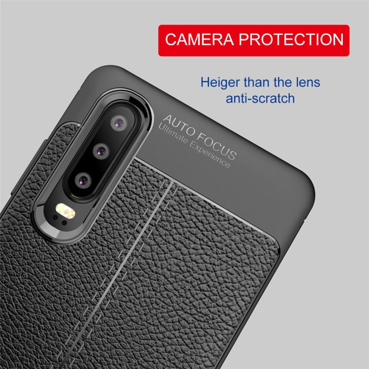 Litchi Texture TPU Shockproof Case for Huawei P30