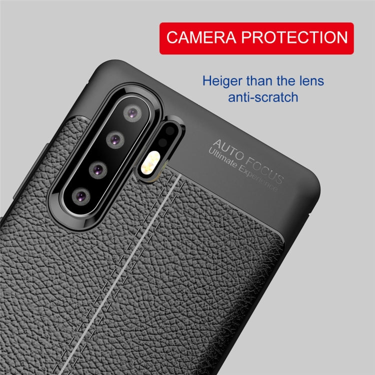 Litchi Texture TPU Shockproof Case for Huawei P30 Pro