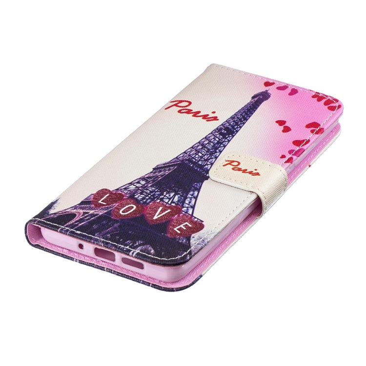 Love Tower Pattern Horizontal Flip Leather Case for Huawei P30 Pro, with Holder & Card Slots & Wallet