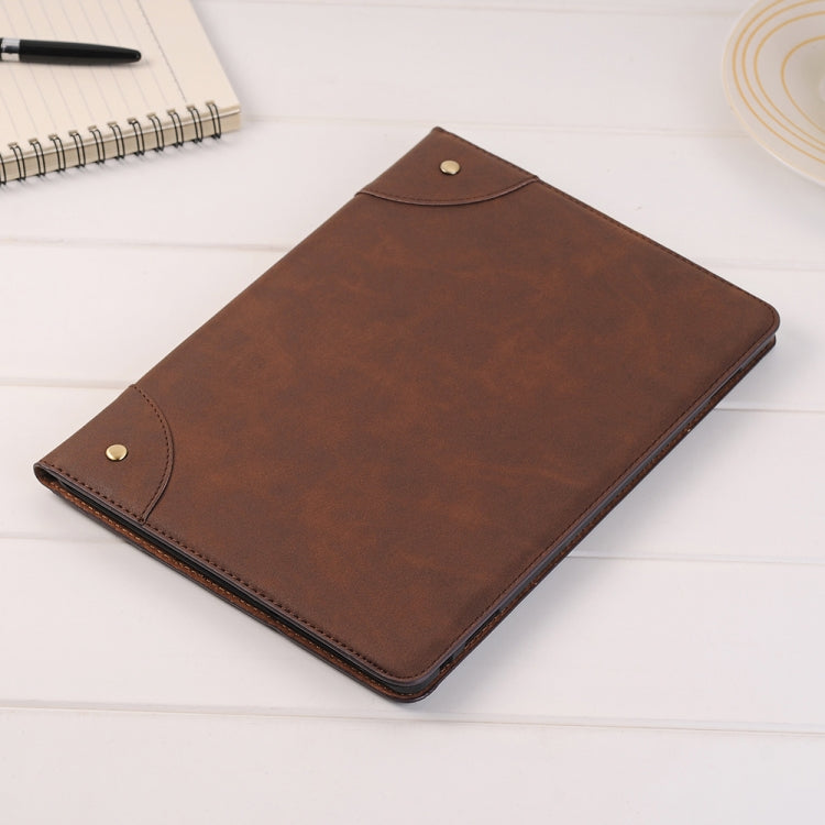 For Huawei MediaPad M3 Lite 10 Vintage Book Style Horizontal Flip Environmental PU Leather Case with Holder & Card Slots & Wallet & Photo Frame