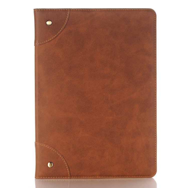 For Huawei MediaPad M3 Lite 10 Vintage Book Style Horizontal Flip Environmental PU Leather Case with Holder & Card Slots & Wallet & Photo Frame