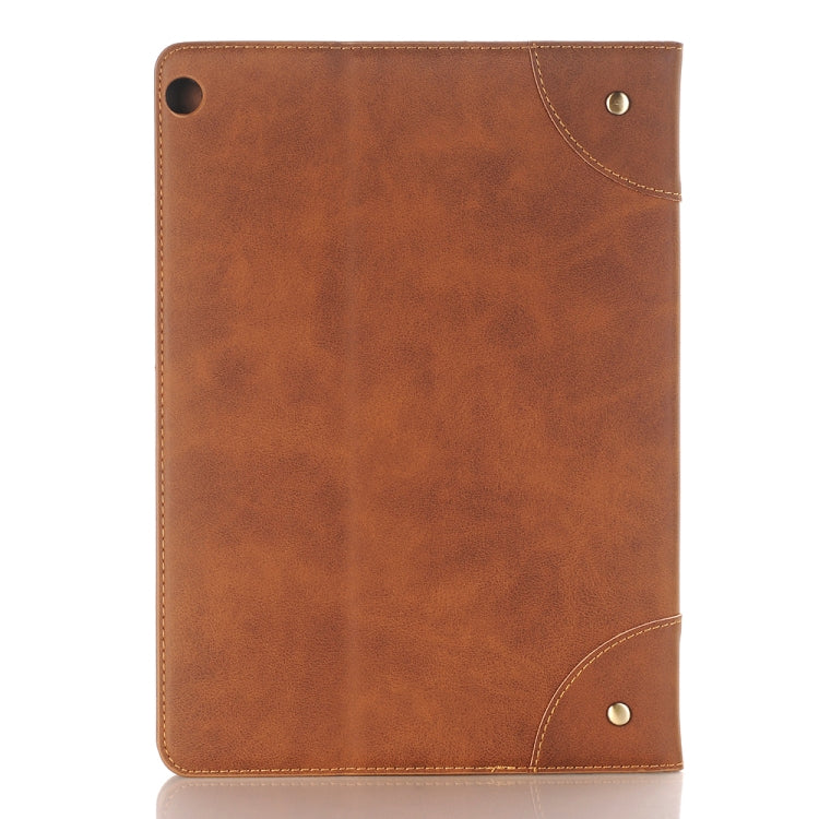 For Huawei MediaPad M3 Lite 10 Vintage Book Style Horizontal Flip Environmental PU Leather Case with Holder & Card Slots & Wallet & Photo Frame