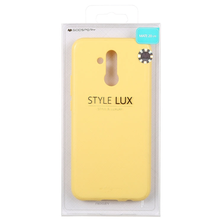 GOOSPERY STYLE LUX Series Shockproof Soft TPU Case for Huawei Mate 20 Lite