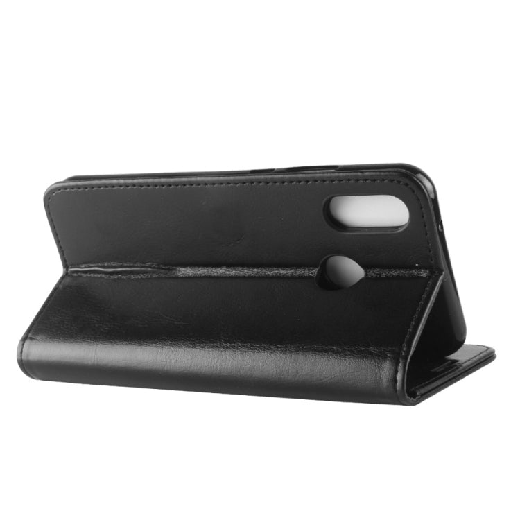 R64 Texture Single Fold Horizontal Flip Leather Case for Huawei Y7 2019 , with Holder & Wallet & Card Slots & Photo Frame