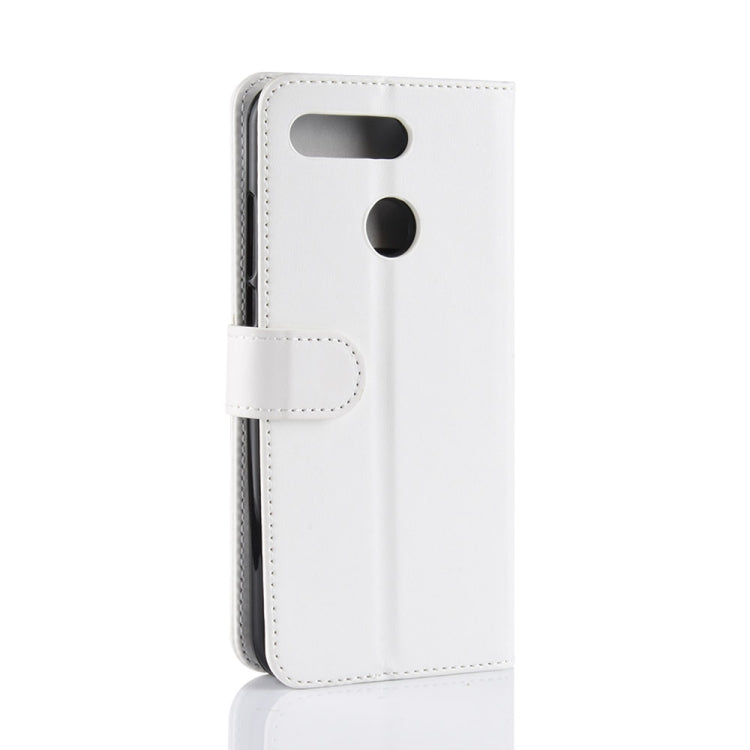 R64 Texture Single Fold Horizontal Flip Leather Case for Huawei Honor View 20, with Holder & Wallet & Card Slots & Photo Frame