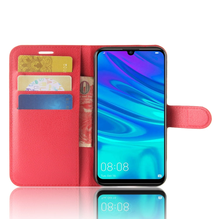 Litchi Texture Horizontal Flip Leather Case for Huawei P30 Lite, with Wallet & Holder & Card Slots