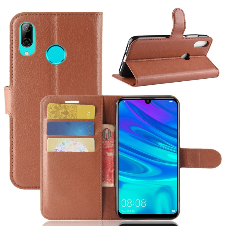 Litchi Texture Horizontal Flip Leather Case for Huawei P30 Lite, with Wallet & Holder & Card Slots