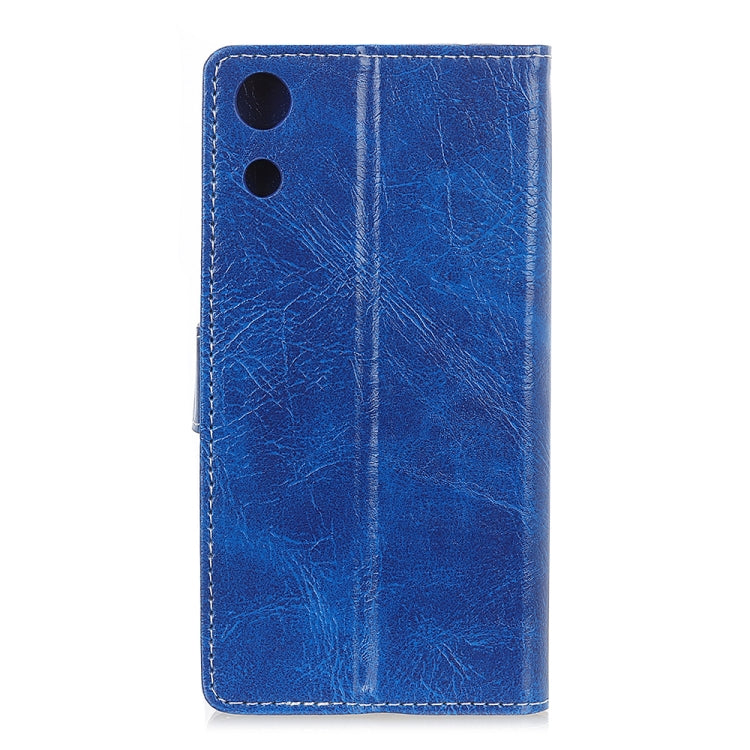 Retro Crazy Horse Texture Horizontal Flip Leather Case for Huawei Honor Play 8A, with Holder & Card Slots & Wallet & Photo Frame