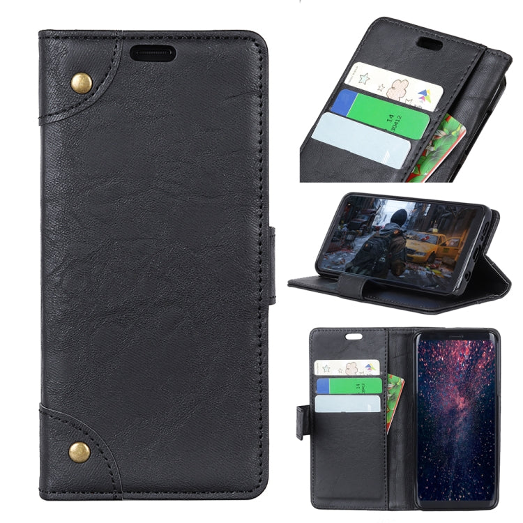 Copper Buckle Retro Crazy Horse Texture Horizontal Flip Leather Case for Huawei Honor Play 8A, with Holder & Card Slots & Wallet
