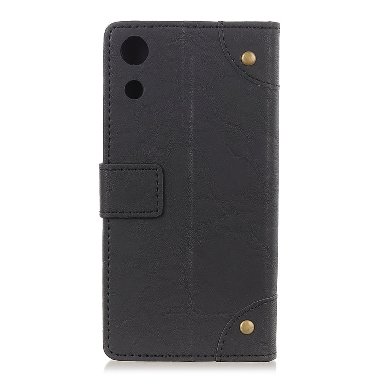 Copper Buckle Retro Crazy Horse Texture Horizontal Flip Leather Case for Huawei Honor Play 8A, with Holder & Card Slots & Wallet