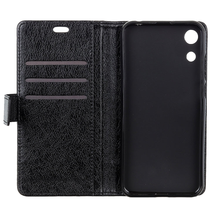 Copper Buckle Nappa Texture Horizontal Flip Leather Case for Huawei Honor Play 8A, with Holder & Card Slots & Wallet