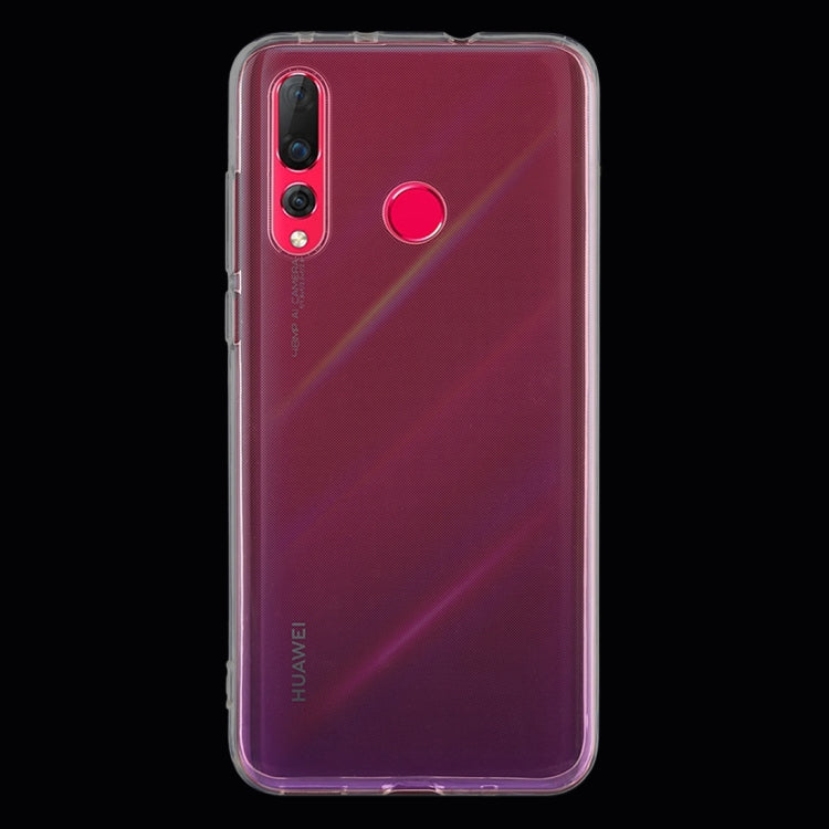 50 PCS 0.75mm Ultrathin Transparent TPU Soft Protective Case for Huawei Nova 4