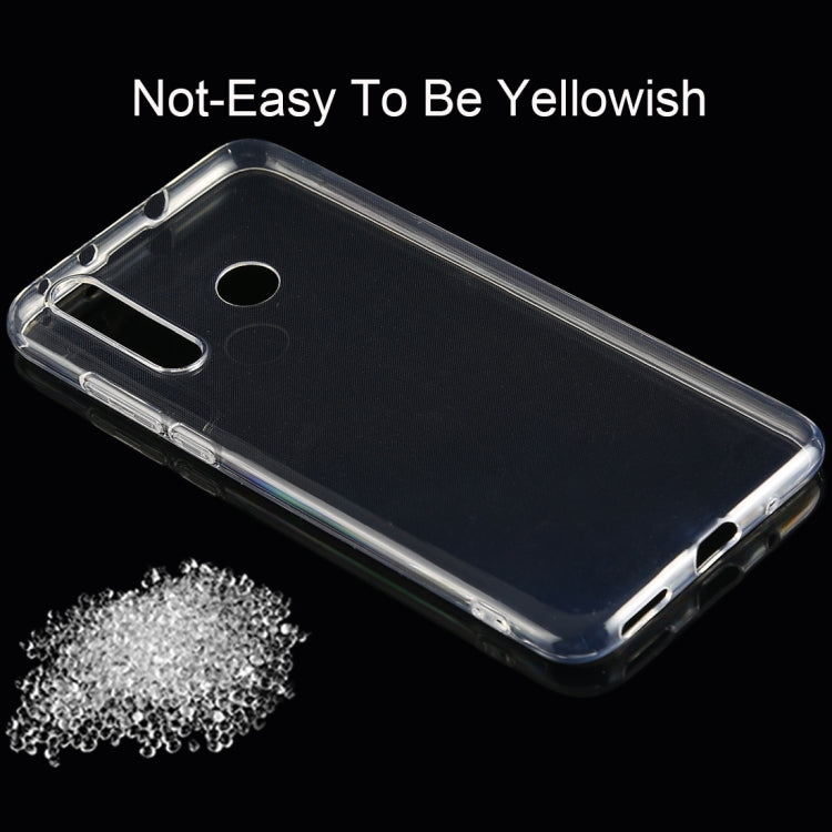 50 PCS 0.75mm Ultrathin Transparent TPU Soft Protective Case for Huawei Nova 4