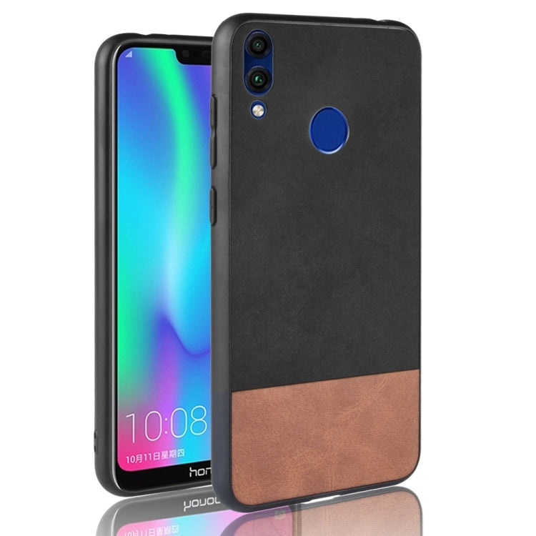 Shockproof Color Matching Denim PC + PU + TPU Case for Huawei Honor 8C