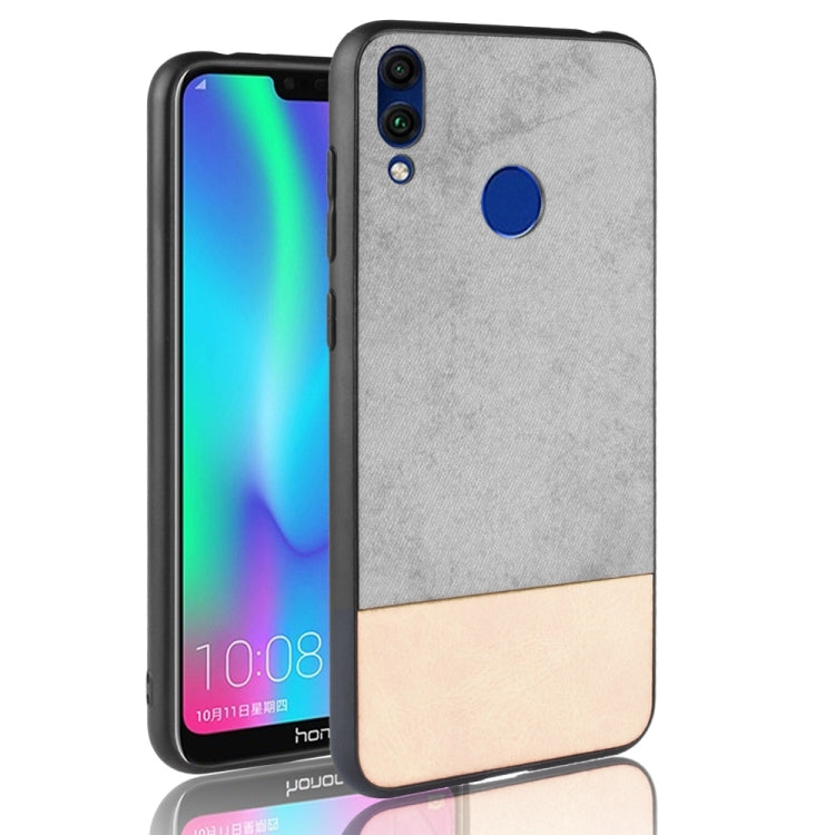 Shockproof Color Matching Denim PC + PU + TPU Case for Huawei Honor 8C