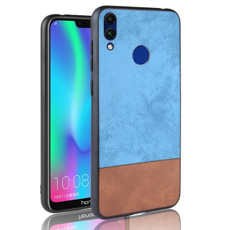 Shockproof Color Matching Denim PC + PU + TPU Case for Huawei Honor 8C