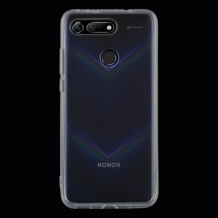 50 PCS 0.75mm Ultrathin Transparent TPU Soft Protective Case for Huawei Honor V20