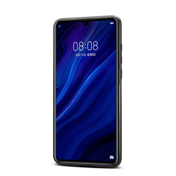 Dibase TPU + PC + PU Crazy Horse Texture Protective Case for Huawei P30, with Holder & Card Slots