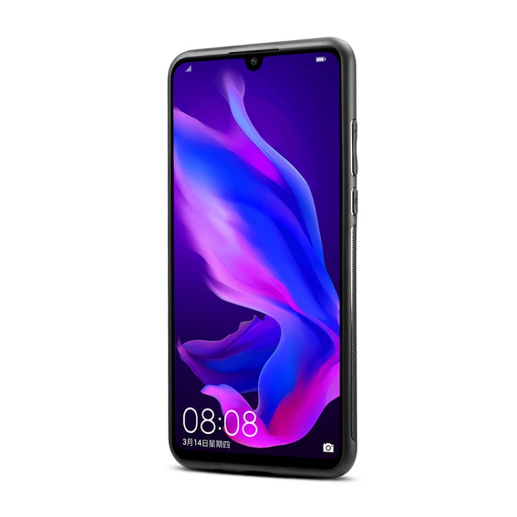 Dibase TPU + PC + PU Crazy Horse Texture Protective Case for Huawei P30 lite & Nova 4e , with Holder & Card Slots